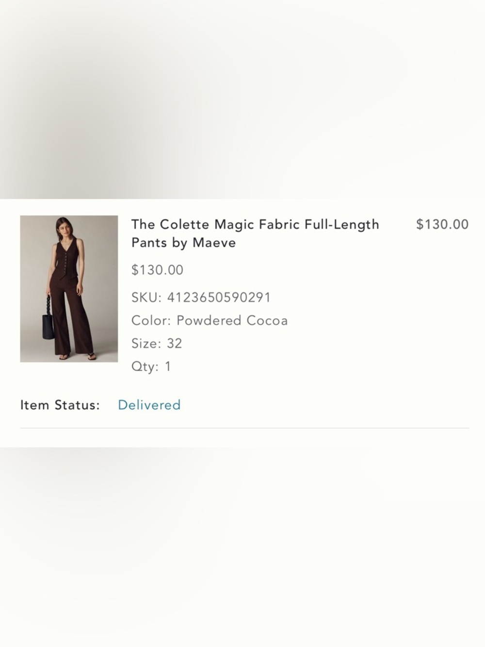 Anthropologie The Colette Magic Fabric Full-LengthPants by Maeve